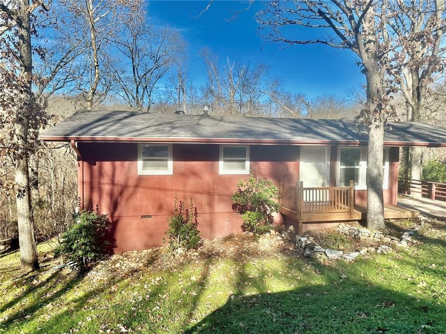 Charming 2-bedroom, 1-bath home nestled in the woods. Fully renovated to the studs in 2017, this home offers modern comfort with rustic charm. Direct backyard access to the Tunnel Vision Trail and nearby trails makes it perfect for outdoor enthusiasts. Relax on the private back deck while enjoying nature, or explore nearby Tanyard Creek, Lake Avalon, Town Center, and local golf courses. Located in the Bentonville School District.**Small Pets**$250 non-refundable pet deposit **