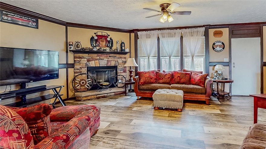 Highly Motivated Seller! Discover your own private mountaintop retreat with this secluded 42.71-acre property featuring a manufactured home and breathtaking 360-degree mountain views. This unique parcel offers a rare combination of peace, privacy, and readiness—perfect for those looking to escape the hustle and build their dream home in nature. The land has already been partially cleared and comes equipped with electrical and septic systems, fully set up for a future 4-bedroom, 3-bath house. An 850-foot well provides clean, reliable water, making the property ideal for full-time living, a weekend getaway, or even a homestead. Wildlife is abundant, with frequent sightings of deer, turkey, and other native animals. Enjoy sunrise and sunset views from your own mountaintop, surrounded by nature’s beauty and tranquility. Live comfortably in the manufactured home while planning your custom build or simply enjoy the land as a private escape. Additional listing in land with MLS number  1308919