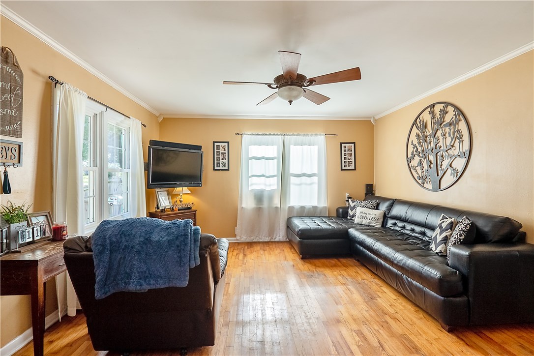 Whether you are purchasing as an investment property or as a first time home purchase, this home will work! This cute bungalow features 2 bedrooms and 1 bathroom with original hardwood floors! It also comes with a brand new deck, windows and roof! Inspection attached.
