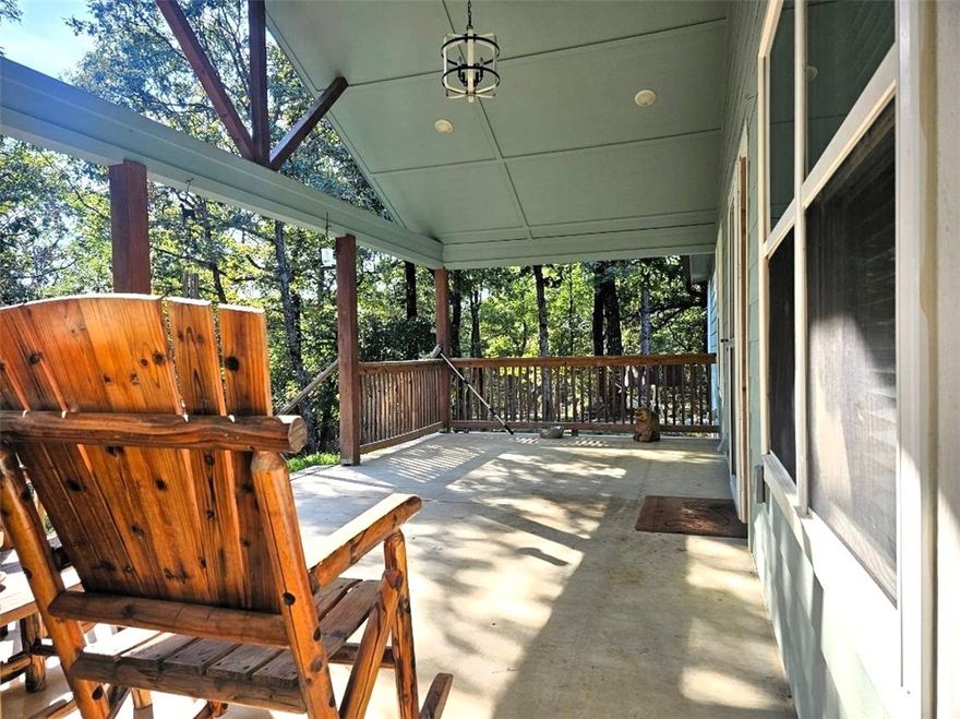 Welcome to Hope Mountain Estate! This mountain top retreat is gated & offers plenty of privacy & rental possibilities. Property includes the house, 2 shops & a tiny home. This 3BR 3.5BA home was built in 2020. The house has tile floors, walk in closets, ceiling fans, louver blinds, granite countertops, Island in the kitchen, wood burning stove, large storm shelter inside, heated & cooled garage w/t insulated doors, matching appliances, gas stove, large laundry room, & much more. Outside has a large deck, and an entertainment area w/t built in smoker. Lots of hardwoods & native stone. Both shops are 30'x50'. One is red iron & on slab, 14' side walls, insulated, 200 Amp, heated & cooled w/t new mini splits a month old, bathroom (plumbed for shower/tub), 2 – 12x12 insulated doors, wood stove & 8k lift are negotiable. 2nd shop is stick framed, has gravel floors, 2 – 12x12 doors. The detached tiny home is around 900 sqft and has all of the amenities of home. 7 additional spots could be utilized for more tiny homes.