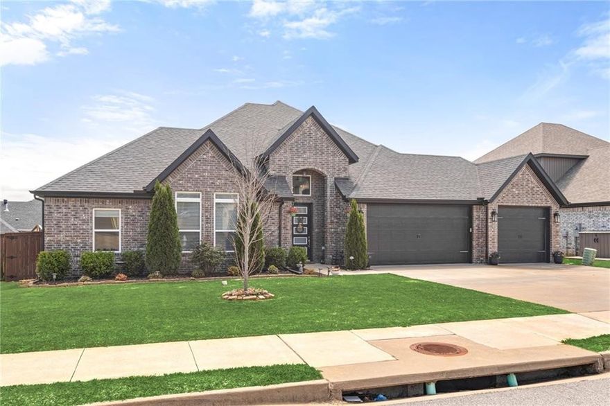 It’s not easy to find a 5-bedroom, 3.5-bath home with a 3 car garage in Northwest Arkansas — and even harder to find one this beautiful. Located in one of Centerton’s sought-after neighborhoods, this home offers a fantastic floor plan for both everyday living and entertaining.
Real hardwood floors flow throughout the living room, kitchen, and all main living areas — no need to settle for LVP here! The kitchen features custom cabinetry, a built-in oven, gas cooktop, and plenty of space to cook, gather, and entertain.
Step outside to a large, fully fenced backyard complete with a covered patio and cozy gas fireplace lined with evergreens — perfect for relaxing evenings or hosting friends. There’s even a converted stock tank pool that’s sure to be a hit with the kids.
With generous space, timeless style, and a prime location near top-rated schools, shopping, and amenities, this home truly offers the best of comfort and convenience.  Ask for the 3d tour, video link, or just schedule your own private viewing!