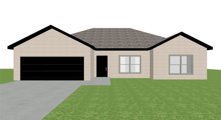 Not all homes should look the same.  This 3 bedroom 2 bath, 2 car garage 1683 heated square feet home that choice of a traditional style home or a contemporary style home. Pick your colors, style and finish this floor plan designed specific to 32 Brentwood Dr Bella Vista AR location land listing MLS #1295018.  Located in Bentonville School District near Country Club course, Tanyard golf range, and a trail crossing, mountain biking, & POA golfing throughout Bella Vista.  Standard build to have brick front, vinyl siding, metal fascia and soffit, crown molding in living areas and master bedroom, custom cabinets, custom master shower, 3 cm granite, vinyl low e windows, covered deck, flooring options of porcelain tile in living areas and wet areas, or LVP throughout.  The contemporary style ceiling height of 13.5 feet in living area and master bedroom with higher end black cased windows is $415,000.  Builder has a 25 year career designing & building custom homes throughout Northwest Arkansas.