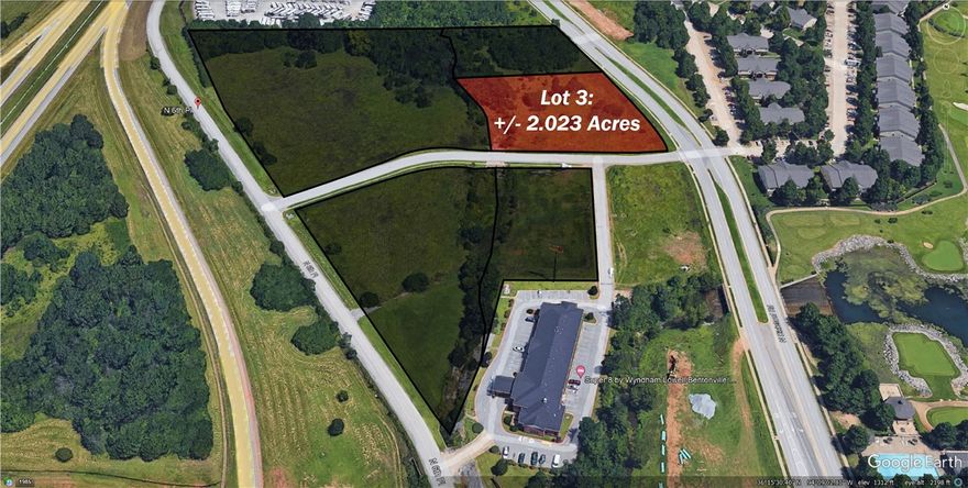Exceptional +/- 2.023 Acre commercial property offering prime development potential in a rapidly
growing community. Situated on the corner of Dixieland and Hospitality, this lot is currently Zoned C-2 Urban Thoroughfare Commercial, it is ideally situated just off I-49, the major interstate system running through Northwest Arkansas, which sees approx. 109,000 VPD. Public water and sewer available at the street, making it an excellent investment opportunity in a high-traffic location.