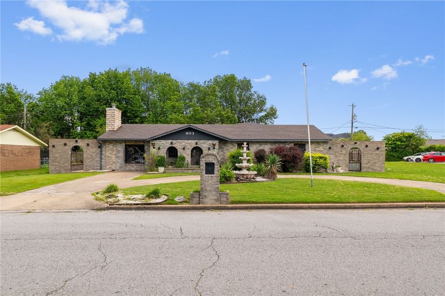 A rare opportunity with built-in flexibility—this 2,453 sq ft home features 3 true bedrooms, 2 full baths, and a bonus flex room with its own half bath, perfect for a home office, guest setup, or fourth bedroom. Thoughtful access points include a private door off the primary suite on the south end opening to a secluded space, a laundry room exit to a second private area on the north end, and backyard access from the second living area—ideal for indoor-outdoor flow. Plus, enjoy two sheds out back for extra storage.

Currently zoned residential, the property may offer potential for rezoning to O-1 (Neighborhood Office District) or General Commercial, making it a strong candidate for office use, a small care facility, or other professional services (subject to city approval). Located within walking distance to restaurants and just 8 minutes from Downtown Emma and the new Luther George Park, this home offers versatility, space, and a prime location all in one. Also listed as commercial—see MLS# 1314055.