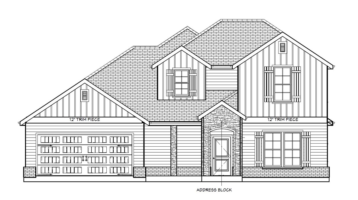 The Lily Plan is a two-story home full of natural light. As you walk through the entryway, you are greeted by an open concept space that effortlessly connects the living room, dining area, and kitchen. The kitchen features a wrap-around island and walk-in pantry. The five large windows in the living space illuminate the home while providing a view to the backyard. Also on the first floor is the private owner's suite, featuring a private bathroom with a soaker tub, walk-in shower, linen closet, and double vanities, as well as a walk-in closet. Upstairs, you will find three guest bedrooms, the largest of which includes a vaulted ceiling for an added sense of space. Each bedroom has a sizeable walk-in closet and a shared full bath with double vanities. *AGENT OWNED*