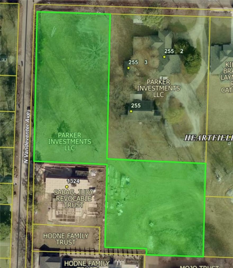 Approximately 1.27 acres for developing on the corner of Lawson and Vandeventer.