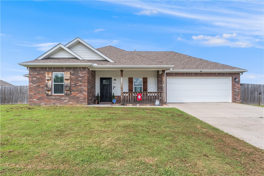 MOTIVATED SELLERS! Bring all offers! This well-kept, all brick home offers the opportunity for small town living with a short drive to Fayetteville. Offering 3 bedrooms with more than 1,600 square feet, the living space is bright and open and connects to the dining and kitchen areas. Built in 2017, the home boasts modern features with stainless steel appliances, including new dishwasher, and granite countertops. Enjoy the spacious backyard and covered back patio for cooking and entertaining. Located in Stokenbury, the neighborhood features a 2-acre park. Outdoor shed, washer, dryer, refrigerator and above ground pool all convey with accepted offer. This home is a must see!