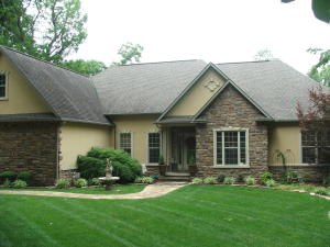 Beautiful homesite and grounds accentuate this large upscale custom home convenient to Harrison. From the wooded five acres to the landscaping and rock work with waterfall to the tasteful interior of the home to the deck and in-ground pool, this property beckons you home! Don't miss seeing this Ozark masterpiece priced to sell!