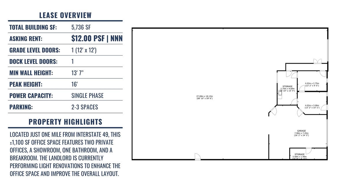 Sunset Indust Park Rep - Commercial Lease