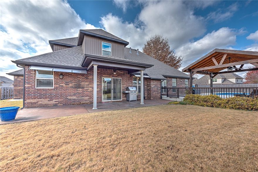 Welcome to this well-maintained 4 bedroom 2.5 bath home located in a cul-de-sac in a desirable area of Fayetteville. Thoughtfully updated with major improvements including new roof, HVAC, carpet, and irrigation in 2023; new kitchen appliances in 2024; and new instant hot water heater, plantation shutters, toilets, and solar pool cover in 2025. The kitchen features a commercial-grade fridge and 5-burner gas cooktop. Enjoy a private backyard with inground pool, new liner, pergola, deck, fire pit, and covered patio with gas grill. The primary suite offers an updated bath with soaker tub, walk-in shower, and split plantation shutters for privacy and natural light. With updates like these already completed and an outdoor living space that feels like a retreat, this home is truly move-in ready. Homes with amenities like these don’t come around often—schedule your showing today!