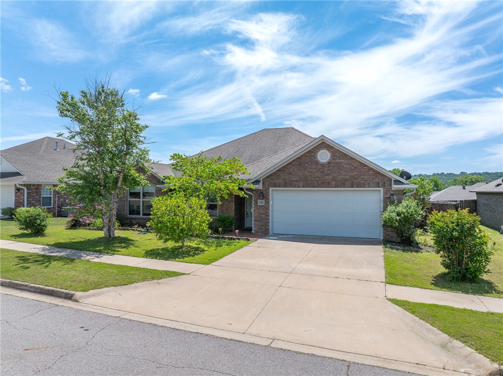 Check out this great home in the super desirable Northridge neighborhood! Itās got a spacious split floor plan and a cozy wood-burning fireplace that makes the living area feel warm and inviting. The kitchen is a standout with stainless steel appliances, a double oven, a handy fold-out pantry, and a brand new fridge that stays with the house. The primary suite is a relaxing getaway with a whirlpool tub, tile shower, and a big walk-in closet. Youāll also love the laundry roomāit comes with a washer and dryer, so youāre all set. One of the best features? A bright and airy 14x15 sunroom that gives you extra space to hang out or unwind. Out back, thereās a large yard with a wood privacy fenceāgreat for pets, kids, or just enjoying some fresh air. Donāt miss out on this oneāitās got everything you need to feel right at home!