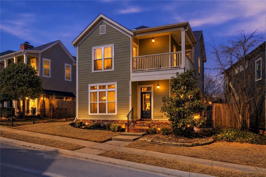 Welcome home to this lovingly maintained, one-owner gem in Central Fayetteville! Pride of ownership shines throughout this solid, well-cared-for home that’s move-in ready with just a few cosmetic touches to make it your own. Hardwood floors run through the main living areas, hallways, and stairs, adding warmth and timeless appeal. The layout offers added privacy, with the living room tucked at the back of the home—perfect for cozy evenings by the fireplace. Step outside to the private veranda with a brand-new deck, ideal for morning coffee or relaxing at the end of the day. Major updates include a new roof (2020), partial gutter replacement with gutter covers, exterior paint (2021), new HVAC (2017), and new range, microwave, and dishwasher (2025). Just add new carpet upstairs and a little paint to make it shine. Sold as-is with no known issues and priced to sell! Enjoy the established neighborhood amenities including a park with outdoor firepit, playground, and peaceful pond.