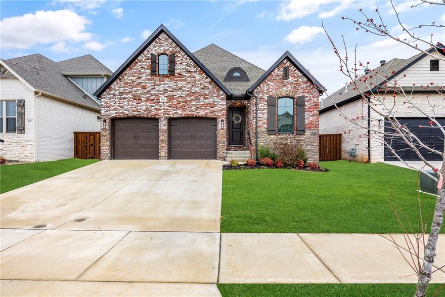 Positioned in one of Bentonville’s most desirable areas, this stunning home offers comfort and unbeatable convenience. Featuring an open-concept layout, spacious living areas, and abundant natural light. The kitchen has quality finishes, ample cabinetry, and a seamless flow into the dining and living spaces. The private primary suite provides a relaxing retreat, while additional bedrooms offer flexibility for guests or a home office. Enjoy outdoor living with a welcoming backyard and a fully landscaped yard complete with a sprinkler and irrigation system throughout, keeping everything lush and green year-round. Located just minutes from Walmart Home Office and the new campus, and very close proximity to J.B. Hunt and Tyson Foods. Also near the NWA bike trail system, offering easy access to miles of scenic riding and outdoor recreation.  Aurora Subdivision has one of the nicest pools and clubhouses of any neighborhood in NWA, which owners can use as part of their amazing POA, which also covers front-yard mowing.