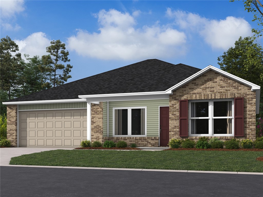 The stunning Carnegie ii plan is rich with curb appeal with its cozy covered entryway and front yard landscaping. This home features 4 bedrooms, 2 bathrooms, a large living room, a kitchen fully equipped with energy-efficient appliances, abundant counterspace, and a pantry. The laundry room, conveniently located just off the garage, is perfect for any sized family. The master suite features a walk-in closet. Learn more about this home today! *Photos are of similar model