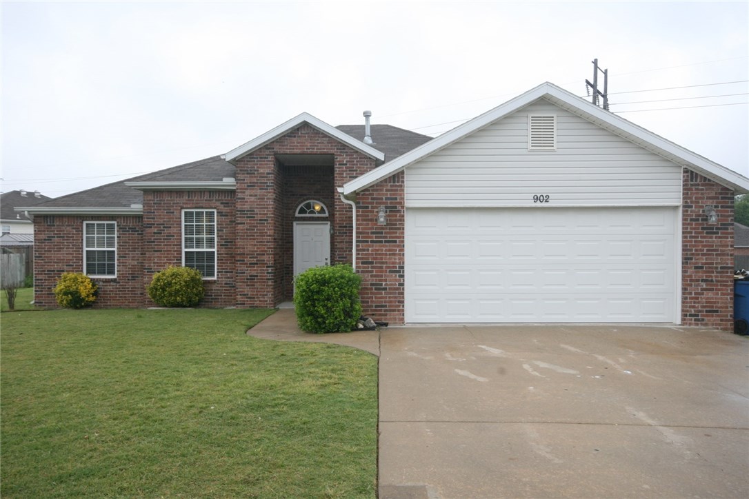 A must see. Open floor plan with high ceilings. Kitchen features granite counters, stainless appliances. You will enjoy the fenced in back yard and covered patio. Two car garage features a nook that provides space perfect for storage or a work space. Owners providing a home warranty from American Home Shield.