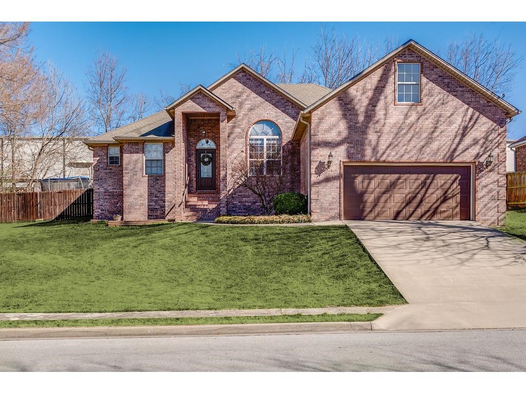 Only 2 blocks off Walton Blvd, this split floor plan offers beautiful wood floors, crown molding and corner gas log fireplace in living room. Stunning dining room boasting dramatic ceiling height, picture window and French doors allowing the room to be an office or den. Breakfast nook with plantation shutters and lovely kitchen with abundant cabinet and counter space. Master suite has private deck access and all the amenities of a luxurious master bath!