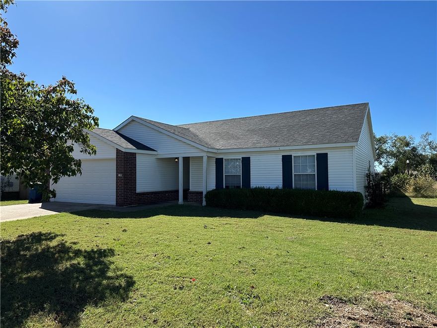 Recently updated home in highly sought after Kristyl Heights subdivision. Recent updates include new roof 2023, hvac 2022, kitchen and flooring remodel in 2021, water heater in 2020. Just a few minutes away from Thaden Field, Coler Mountain Bike Preserve and just minutes from downtown Bentonville. Current tenant has a lease thru May 2026.