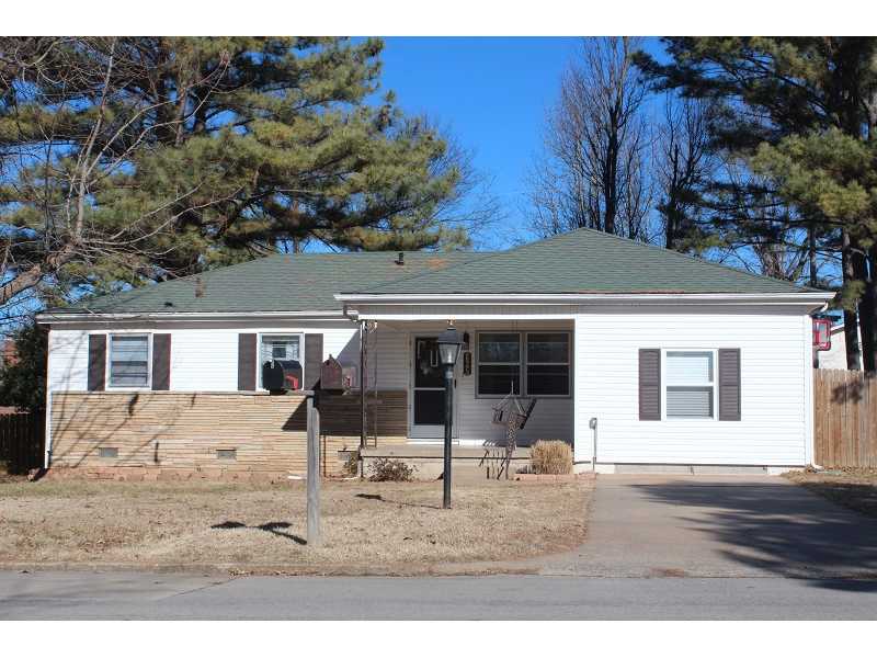 Cozy, Modern & Charming! This home has had many updates, yet still contains the charm. Gorgeous Deck on the back with large fence yard and a storm shelter for tornado security! Lots of curb appeal! Must See!,Wooden play set stays with the property!