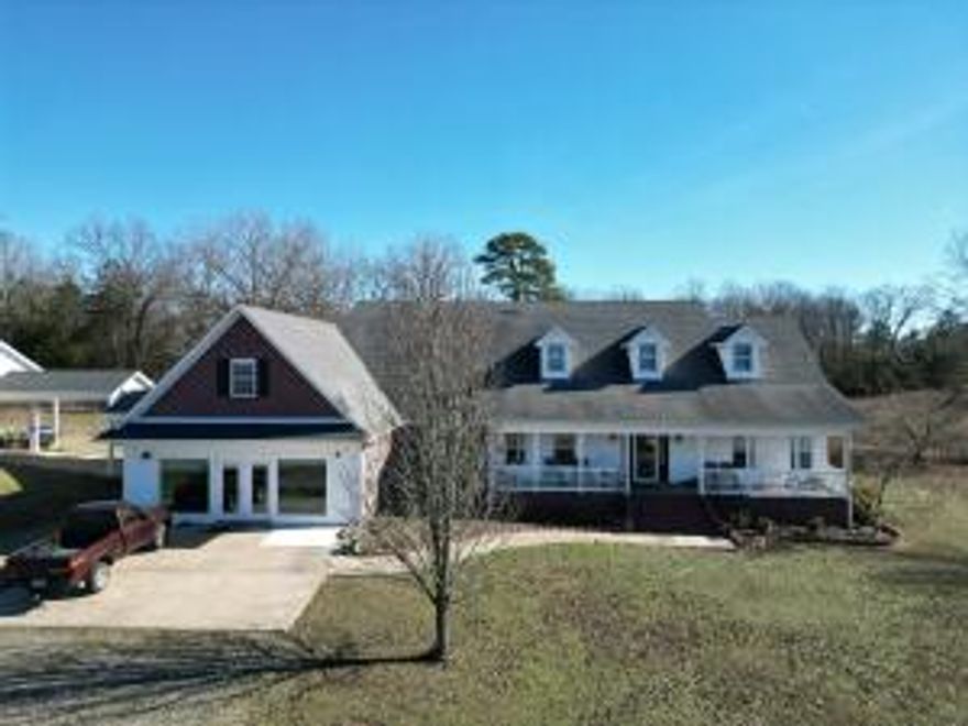 This stunning 3,930 sq. ft. home is nestled on 114 acres of pristine land in Cleveland, Arkansas, offering a rare combination of luxury and tranquility. The property includes three serene ponds, perfect for fishing, wildlife watching, or simply enjoying the peaceful surroundings. A spacious 30x50 shop provides ample storage or workspace for any project, while a 30x300-foot hay barn offers plenty of room for agricultural needs or additional storage. Inside the home, you'll find expansive living spaces with modern finishes and a thoughtful design that enhances the natural beauty of the landscape. Large windows throughout allow for panoramic views of the lush property, filling the home with natural light. The property offers a perfect retreat for those looking to enjoy privacy,
