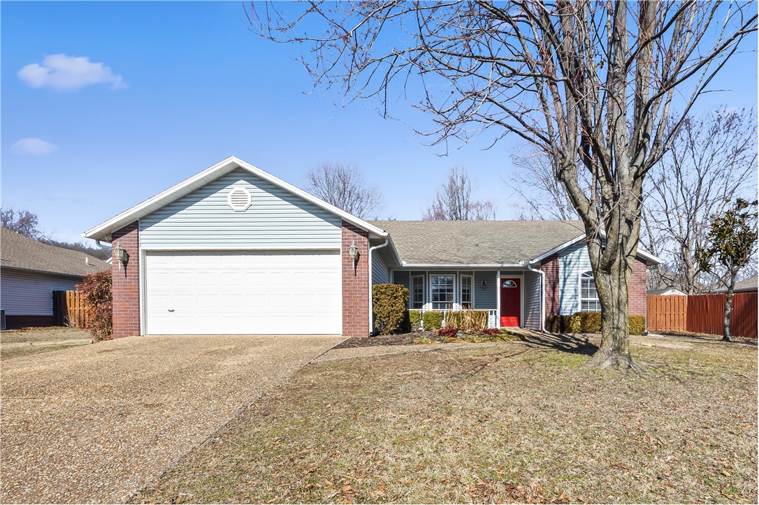 Situated in a sought-after location, this 3 bed/2 bath home combines comfort with convenience. The open floor plan allows natural light to fill the home, creating a warm and welcoming atmosphere. The kitchen features new appliances, generous counter space, new flooring, a pantry, and a roomy eat-in dining area with bay windows. The primary suite features a private bathroom, two walk-in closets, and an additional linen closet. The living room includes vaulted ceilings, a tiled fireplace, and updated flooring. Freshly painted throughout. The peaceful backyard is great for relaxation or hosting gatherings. Outdoor adventures are easily accessible with the nearby trails and pond, and the Elementary Schools make this residence a perfect blend of nature and modern living.