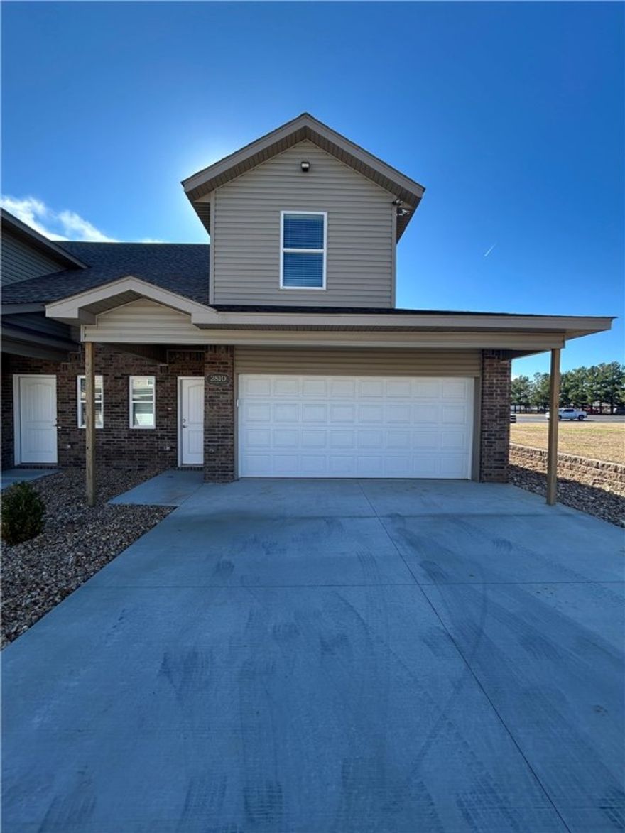 Welcome to this newly built, modern townhome featuring 3 spacious bedrooms and 2.5 bathrooms. Designed with contemporary living in mind, this home offers an open and functional layout, stylish finishes, and the convenience of a 2-car garage. Enjoy the comfort of new construction with low maintenance and thoughtfully designed living spaces perfect for everyday living or entertaining.