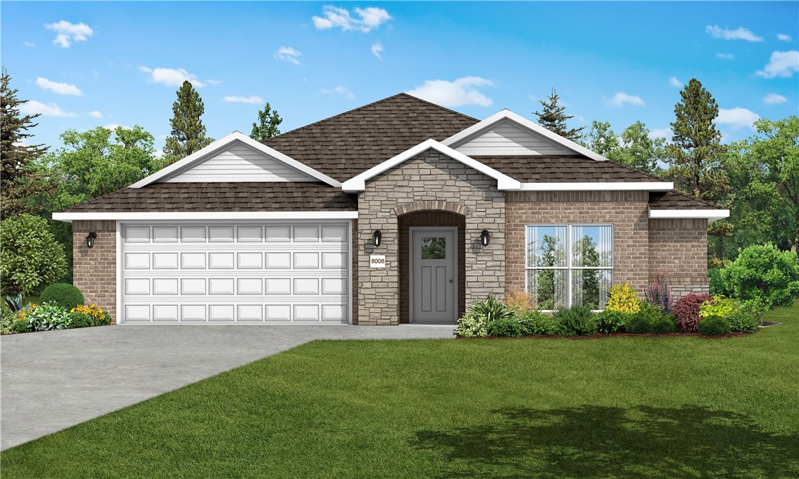 Take your pick from a flexible living space, coffee bar or pocket office
in this 1,700 square foot home. The ability to choose from structural
options to best suit your lifestyle makes this house a home! With an
open concept living space and covered patio, this house is perfect for
entertaining. Complete with a large primary suite with dual closets!
Taxes are subject to change based on new construction