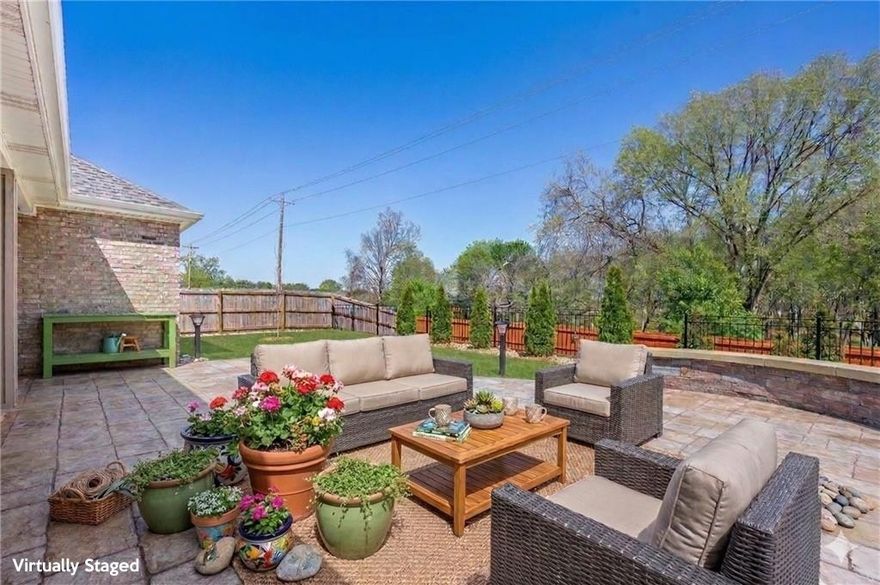 Step into modern comfort with this superbly maintained 2024-built home. Move-in ready & thoughtfully designed, this home offers the perfect blend of style, functionality, & low-maintenance living. The open floor plan is ideal for both entertaining & everyday living, bringing the kitchen & living space effortlessly together! Sparkling kitchen offers abundant storage, elegant quartz counters, & a generous island, making it a perfect gathering spot for friends and family. Living area is highlighted by a central gas fireplace accented with shiplap, creating a stylish focal point that adds character & comfort. Enjoy an indoor-outdoor living space with an extended back porch, complemented by attractive landscaping enhancing both curb appeal & outdoor enjoyment. Truly a backyard oasis, perfect for relaxing evenings or entertaining guests. Additional upgrades include a widened driveway & a premium epoxy-coated garage floor, adding durability & a polished finish. This like-new, turnkey home is ready to welcome your family!