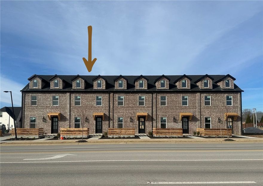 Introducing the Brownstones at Bellview Place, a boutique community thoughtfully designed for modern living and long-term value. These 3-bedroom, 2.5-bath, two-level residences offer approximately 1,841 square feet of well-planned space with timeless architecture and quality finishes throughout.

Construction is in the final phases, with interior completion underway, making these homes nearly move-in ready. Bellview Place is a walkable, community featuring cottage and townhomes, brick paver streetscapes and a future bark park, enhancing both lifestyle and neighborhood appeal.

Ideally located just minutes from Pinnacle Hills Promenade, providing convenient access to shopping, dining, entertainment, and major employers.

Seller is offering a $10,000 flex credit, which may be applied toward financing or closing costs, or a move-in package including refrigerator, washer, and dryer (buyer choice). Limited availability in a rapidly growing area, schedule your private showing today.