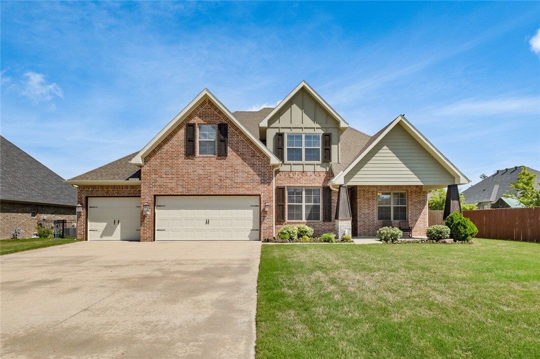 Spacious 4 bed, 3 bath home on a generous 0.42-acre lot! Enjoy tall ceilings, a bright open great room, and a large kitchen with a pantry and a lot of counter space. Flexible layout includes a dedicated office space for remote work or study. Relax or host guests outdoors with two covered patios and a huge, fenced yard.