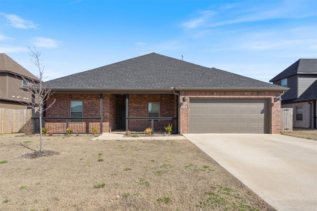 Fantastic 4 bedroom home in upcoming Gentry subdivision, Rustic Flats. Entertain your guests with the open kitchen to living concept, while still enjoying the privacy of a split floor plan. Enjoy the amenities this home has to offer such as the granite countertops, walk in closets, undermount sinks, and a spacious backyard with a covered patio. Just minutes from the Gas Station, groceries, and Shopping. Welcome your family home here!