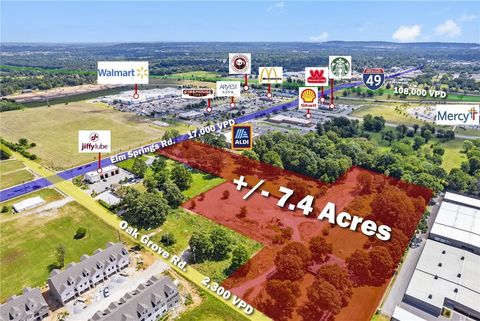 7.4 AC Elm Springs/Oak Grove Road Springdale AR 72762