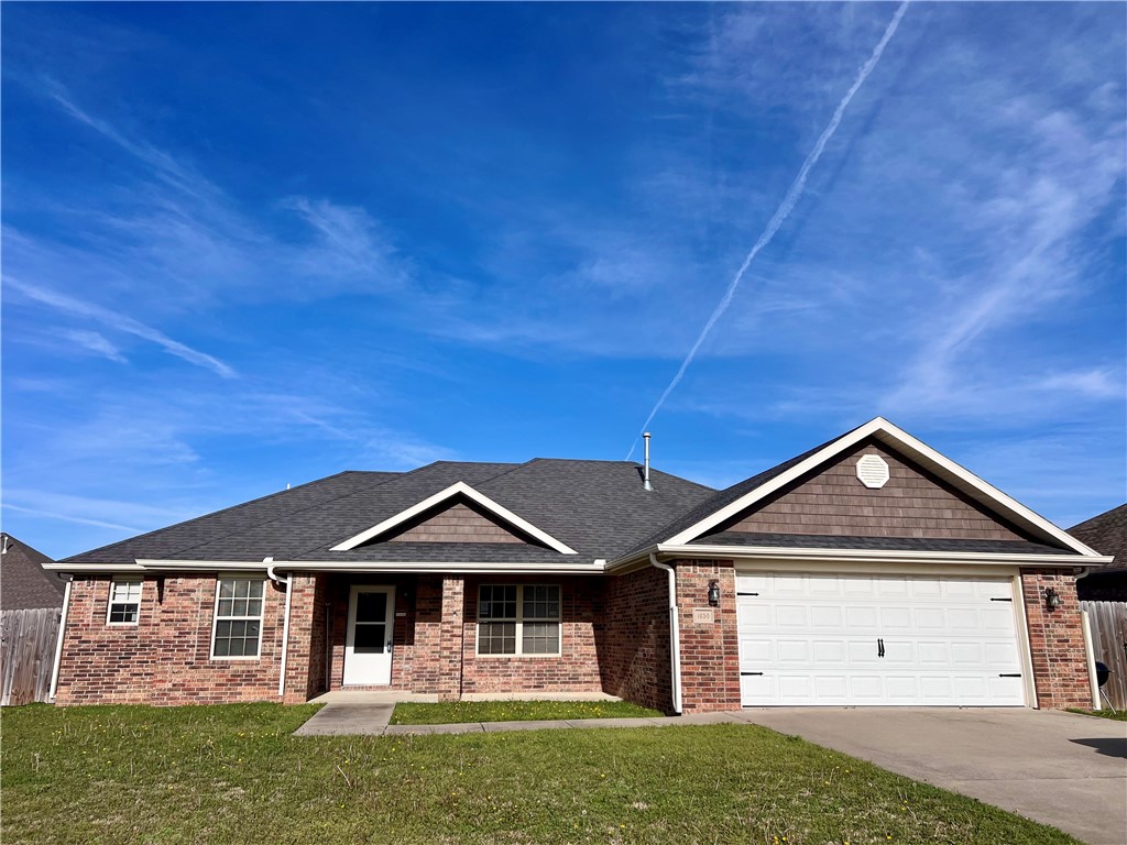 Welcome home to this adorable, freshly painted through out, all brick home in a quiet subdivision, down the street to the schools. This home features a split floor plan, formal dinning room, eat-in kitchen, fireplace, and adorable covered front porch. All appliances to convey with the property, and the owner updated the HVAC system with an extra return air for efficiency. Property is being SOLD AS IS.