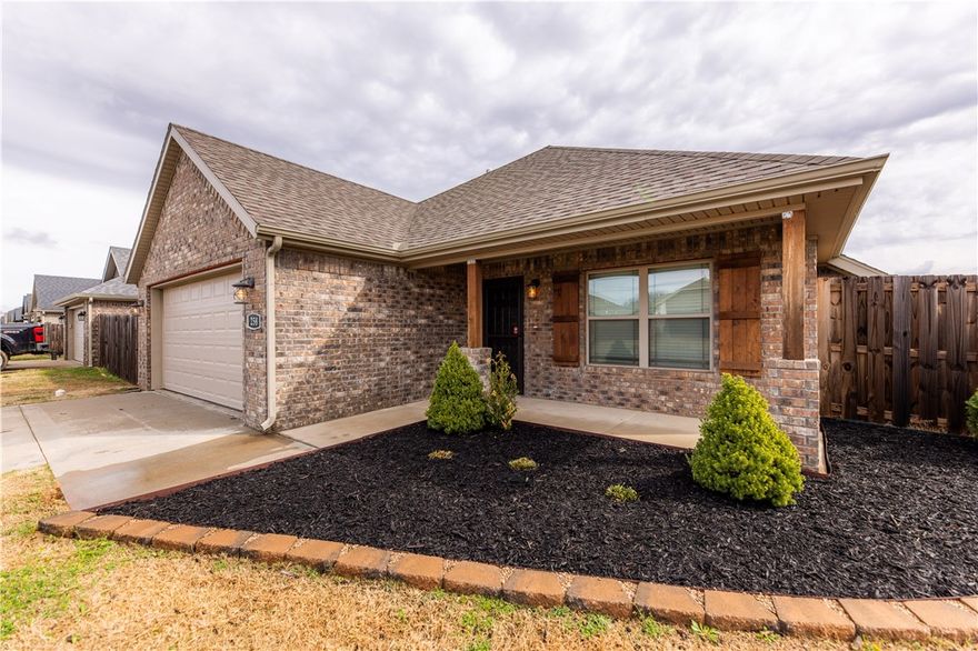 Adorable, like-new, single story, all brick home in The Grove at Engles Mill.  Oversized corner lot features a double gate, small storage shed in back (w/electric), split floor plan, luxury vinyl plank flooring, tile in wet areas, granite countertops, 2-car garage, and washer, dryer, and refrigerator convey.  This one is just waiting for it's new owners.