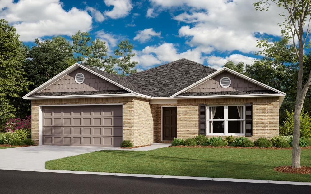 Welcome home to Crystal Springs, New Construction 3 bedroom, 2 bath, with granite counter tops in the kitchen, led lighting, walk-in shower in the master, along with granite vanity tops. Ask how you can receive $3000 in closing cost paid with a preferred lender. NOTE: Parcel #'s will be assigned upon final plat, also pictures of homes and options are renderings.