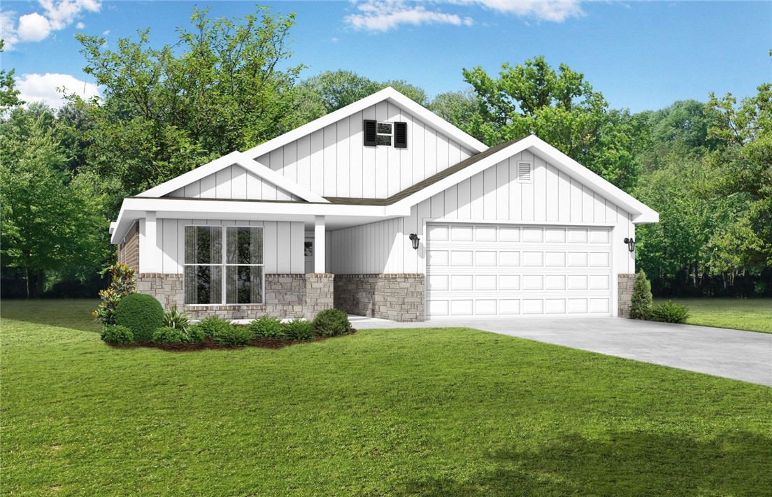 Featuring 10-foot ceilings in the entryway, kitchen, living area and primary bedroom, plus dual vanities in the primary bathroom, the 1750 Series delivers the luxury of a larger floor plan. This plan series has an
inviting entryway that provides privacy. Enjoy a large, covered back patio and a garden tub in the primary bathroom. Taxes subject to change based on new construction.