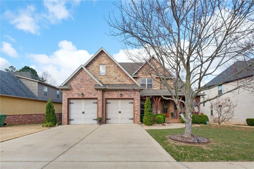 Gorgeous, Shadow Valley home, tucked away in the back of the neighborhood, w/  several upgrades including: main level primary bdrm & en-suite bath featuring a jacuzzi tub, walk in shower & heated floors. This 4 bdrm, 3.5 bath home w/ formal dining, large eat-in kitchen w/ tons of countertop/cabinet space & bar seating, spacious living room, private, covered deck w/ tree-lined view & 2nd living room upstairs, are perfect for daily living/ entertaining. 3 bdrms upstairs, including a 2nd master w/ en-suite bath & office space. 10ft ceilings throughout main level & upstairs bonus room. Oversized 2 car garage w/ epoxy flooring, speakers  in master bdrm/bath & upstairs bonus, smart-controlled sprinkler system, real pine distressed flooring throughout main level, induction cooktop, wine fridge, central vac, built-ins, trex deck w/tile floor, & tons of storage!