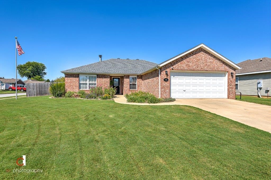 Sweet corner lot. 4/2 split, upgraded kitchen, new appliances, granite counters, new roof, new HVAC, backyard oasis with large partially covered patio, small pond with unique sprinkler, raised garden.