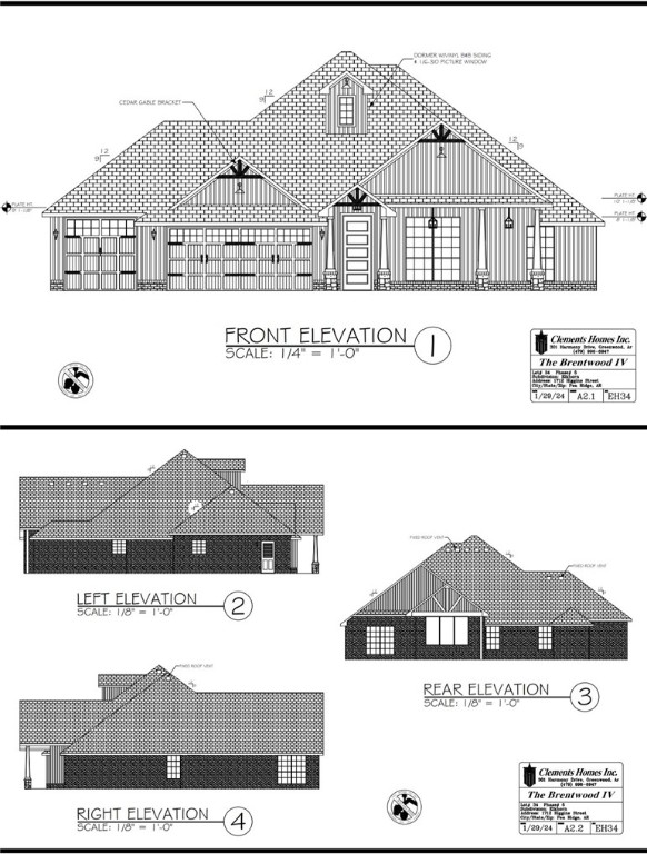 4 bdrm, 2 bath, 3 car garage and fenced yard