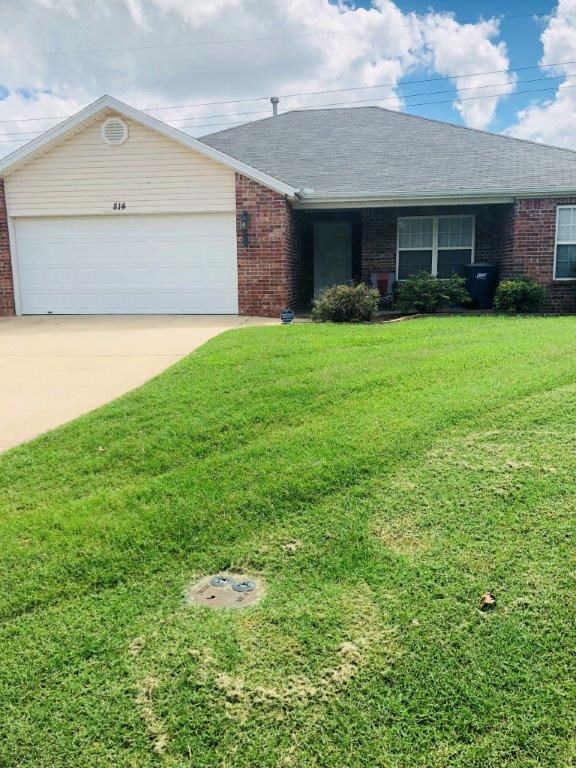 Great for family or first time home buyers! Well taken care of 3BR/2BA home. Pretty gas-log fireplace in living room. Nice kitchen featuring new garbage disposal, large breakfast bar, lots of cabinets, & counter space. Split bedroom plan, walk-in closet, new roof. Dog's name is Max.