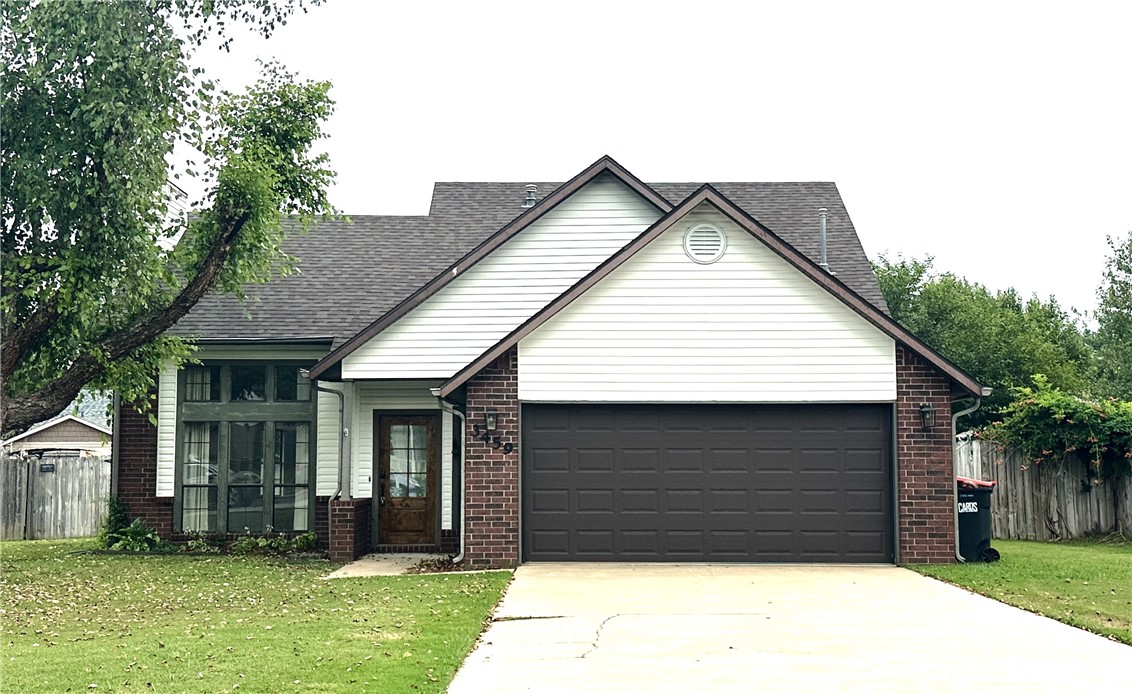 This charming 3-bedroom, 2.5-bath home offers comfort, style, and unbeatable convenience. Located just minutes from Lake Fayetteville and local shopping, it features an airy living room with soaring cathedral ceilings, fresh paint, and modern light fixtures throughout. The spacious primary suite is on the main floor, with two additional bedrooms and a full bath upstairs. Enjoy outdoor living on the inviting deck in the generous backyard. The kitchen boasts newer appliances, while recent updates—like a New Roof/ gutter guards (2022) and a new HVAC system (2024), All new siding (2025) —provide peace of mind. A perfect blend of comfort and location, this home is move-in ready.