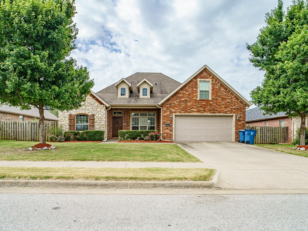 Amazing space in this beautiful 4 to 5 bedroom 2 level home in the fabulous Cornerstone Sub. Media room with closet on 2nd level could be 5th bedroom. Granite, pantry, built in ss appliances with gourmet style gas stove. Wood flooring in all main living areas, eat in kitchen, formal dining, gas log fireplace, split floor plan with 3 full baths. The 2nd level has a large media room with closet. Use it for your needs whether it be a library, prayer room, playroom or extra sitting/living room. Storm shelter located in garage.