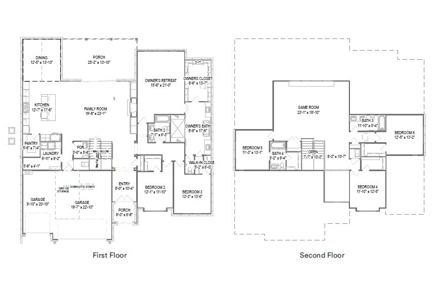 Discover The Anniston, an exquisite two-story estate designed for luxury, comfort, and functionality. This spacious home offers 6 bedrooms, 4.5 baths, and a 3-car garage. Through the double front doors, you’re welcomed into an open and inviting floor plan. The owner’s suite is a true retreat, featuring walk-in closet, an extended bedroom, and a spa-inspired bath with a Euro shower. Two additional bedrooms on the main level provide a quiet escape for family or guests. At the heart of the home, a vaulted dining area opens to a large family room with a cozy fireplace, seamlessly connected to a designer kitchen with an oversized island, seating, and a walk-in pantry. A convenient laundry room and powder bath are located near the kitchen and garage entry. Upstairs includes three more bedrooms, two full baths, and a spacious game room—ideal for relaxation or entertainment. The Anniston blends timeless elegance with modern livability, creating a home that’s as functional as it is beautiful.