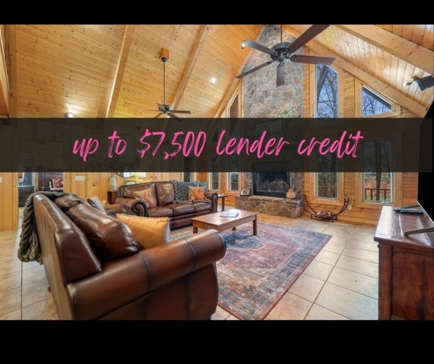 Whether you're dreaming of a STR or a forever home, this home has everything you need to
unwind & enjoy nature. Picture it: cozy nights around the firepit, morning coffee on the deck
while deer graze on the 13.58 fully fenced acres (horses previously used), tinkering in your 24x30
insulated shop or hunting straight from the comfort of your wrap-around
deck. Step inside & instantly be captivated by the breathtaking floor-to-ceiling stone fireplace with an open & split floor on the bottom & top levels providing a bedroom and bathroom in each corner of the home. 
Upstairs features a loft between the 2 bedrooms that could be utilized for extra sleeping, an office,
playroom, etc. The eat-in-kitchen has granite countertops and all matching appliances (new range 2022).
Seclusion and beauty in one incredible package, who says you can't have it all? This is a very active
turnkey STR. *Most* furnishings could be considered for sale as well. 4 parcels are included which could be ideal for additional housing or horses.