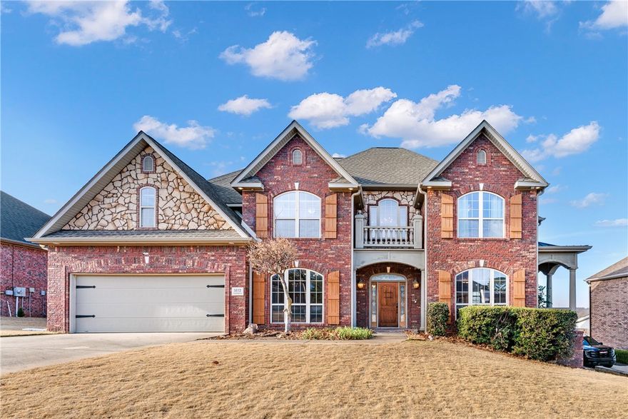 Stunning two-level home in a desirable Springdale location with convenient access to shopping, dining, entertainment, and nearby recreational amenities, including a golf course. This spacious home features 4 bedrooms and 3.5 bathrooms, with a thoughtfully designed layout ideal for everyday living and entertaining. Main level includes a formal dining room and a kitchen with abundant cabinetry. Just off the kitchen is a butler’s pantry–style wet bar with wine rack, mini refrigerator and ice maker provides the perfect space for hosting guests. Upstairs, all four bedrooms are conveniently located, including a Jack-and-Jill bathroom. The primary suite is exceptional, featuring a large sitting area and a luxurious en-suite bath with a side-by-side fireplace, jetted soaking tub, oversized walk-in shower, and a generously sized walk-in closet. Cooking and entertaining are a breeze with an extra stove/oven and vent hood in the garage, complemented by wired security, speakers, and intercom throughout.