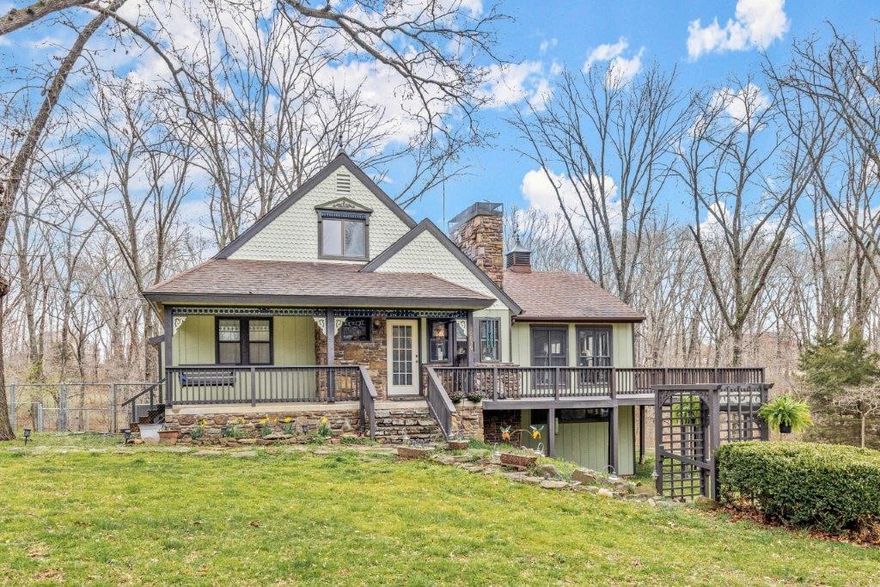 Prime location! 12 acres just outside of Bentonville between Versailles and Talamore/Stonebrier. The land alone has so much to offer! The charming, historic home offers a wraparound porch, 4 bedrooms, 4 full bathrooms, 2 Native stone fireplaces, and a loft that could be 5th bedroom or office! This property Is a diamond in the rough but could shine so incredibly brightly! Location, location, location!