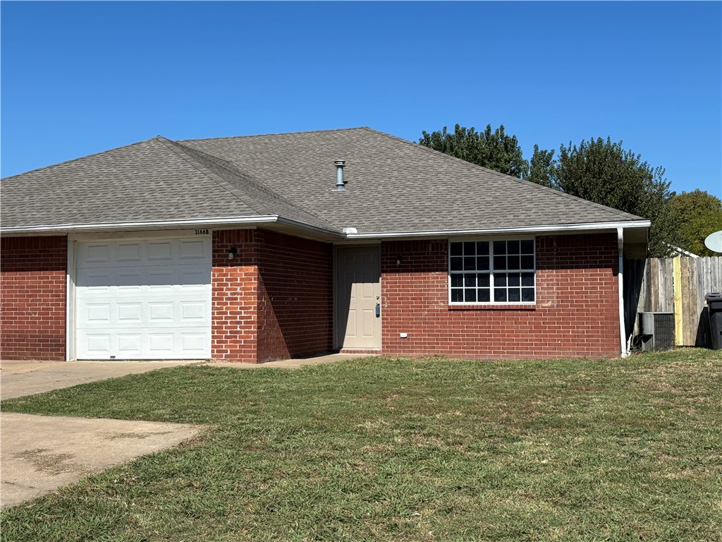Beautifully updated 3 bedroom, 2 bath, 1 car garage duplex with new flooring, paint, and more! Close to schools, grocery, restaurants, and more! Enjoy the fully fenced oversized backyard with private patio area, oversized living room and open concept floorplan.