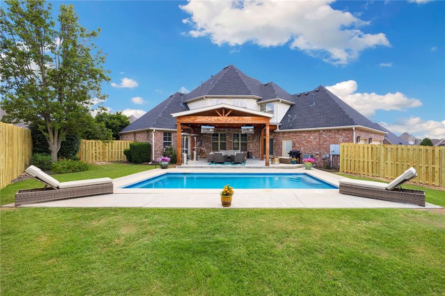 Located in the most desirable neighborhood in NWA, Shadow Valley Country Club, this property has it all. Featuring 4 bedrooms, 3.5 bathrooms, a dedicated office, a media room, 3 car garage and an in-ground pool, this home is perfect for luxurious living and entertaining. Office on main floor can be used as 5th bedroom. Enjoy amazing amenities including a clubhouse with a restaurant, meeting and event space, kids club, adult bar, state-of-the-art gym, pro shop, 18-hole course, indoor and outdoor tennis and pickleball courts, swimming pool, parks, and a vibrant community!! Don't miss this opportunity to live in one of the most sought-after communities in the area!