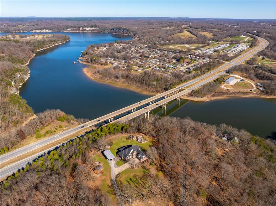 Sitting on a little over 5 acres, this property gives you space, privacy, and a front-row seat to a beautiful view of Beaver Lake. The home comes fully set up with an irrigation system in place, a whole-home generator so you don’t have to worry about being without power, and an RV carport with full hookups so family or friends can visit while still having your space. The acreage has a private gate and is fully fenced, with an invisible fence already buried. Water is run all the way out to the garden, so you can finally grow that garden you always talked about. Peaceful, private, and a view hard to come by make this property hard to come by.