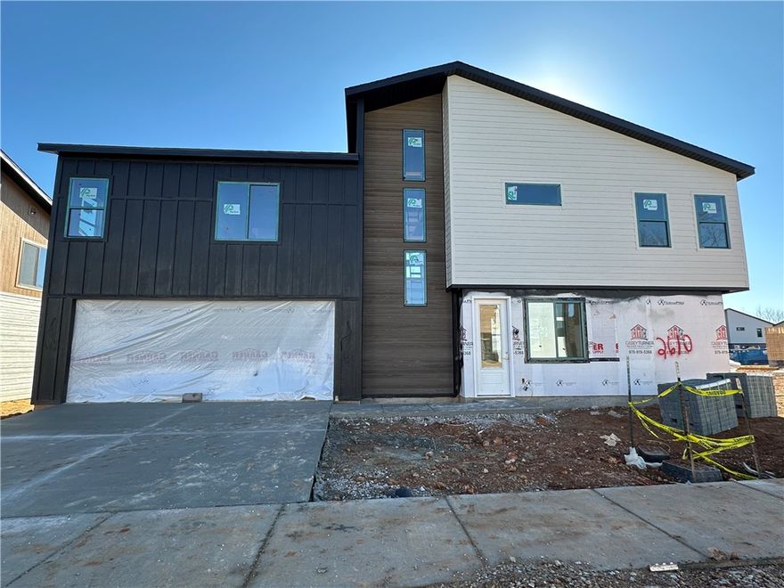 Seller to provide $5,000 credit toward closing costs or upgrades for the first 10 Homes Under Contract. Preferred lender offers a 1% credit on the loan amount, applicable toward closing costs, upgrades, down payment, or other eligible expenses. Enjoy an upscale, low-maintenance lifestyle just over a mile from Pinnacle Hills Promenade and only 2 miles from the Walmart AMP. Residents enjoy top-tier amenities including a saltwater pool, a clubhouse with a kitchen & gym, pickleball court, dog park, playground, paver streets, and bike paths. Live carefree with all lawn care and landscaping managed by the HOA, so you can spend more time enjoying your home and community. Each home features custom architectural design and high-end finishes, including Quartz countertops, gloss-finished black or white cabinets with soft-close hardware, and a curated palette of White & Gold or Black and White for a bold, modern look. Each home is equipped with modern interior fire sprinkler system, providing enhanced safety.