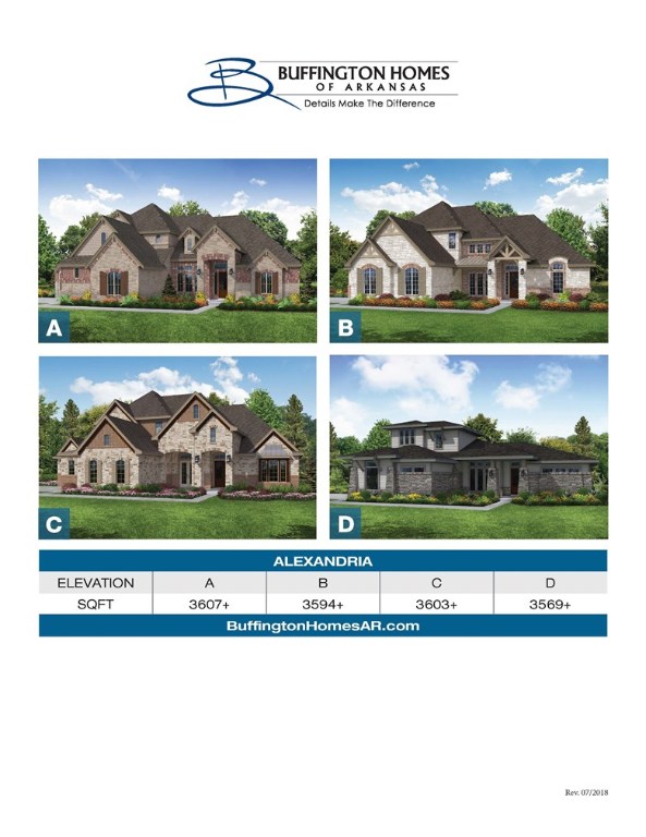 Don't miss out on this open Alexandria Floor Plan in the beautiful Otter Creek community! This home features white cabinets and quarts counter tops throughout the home, freestanding tub in the Owners Retreat bath, and hardwoods in the spacious Owner Retreat. There are too many great designs features to list in this home that also sit's on just over half an acre!